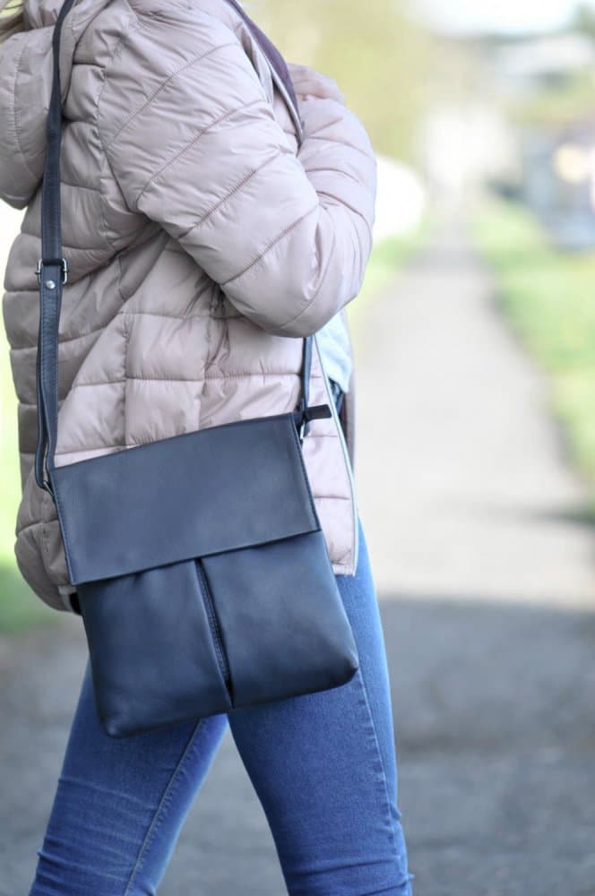 New Bags kabelka přes rameno LB-244 tmavě modrá 2