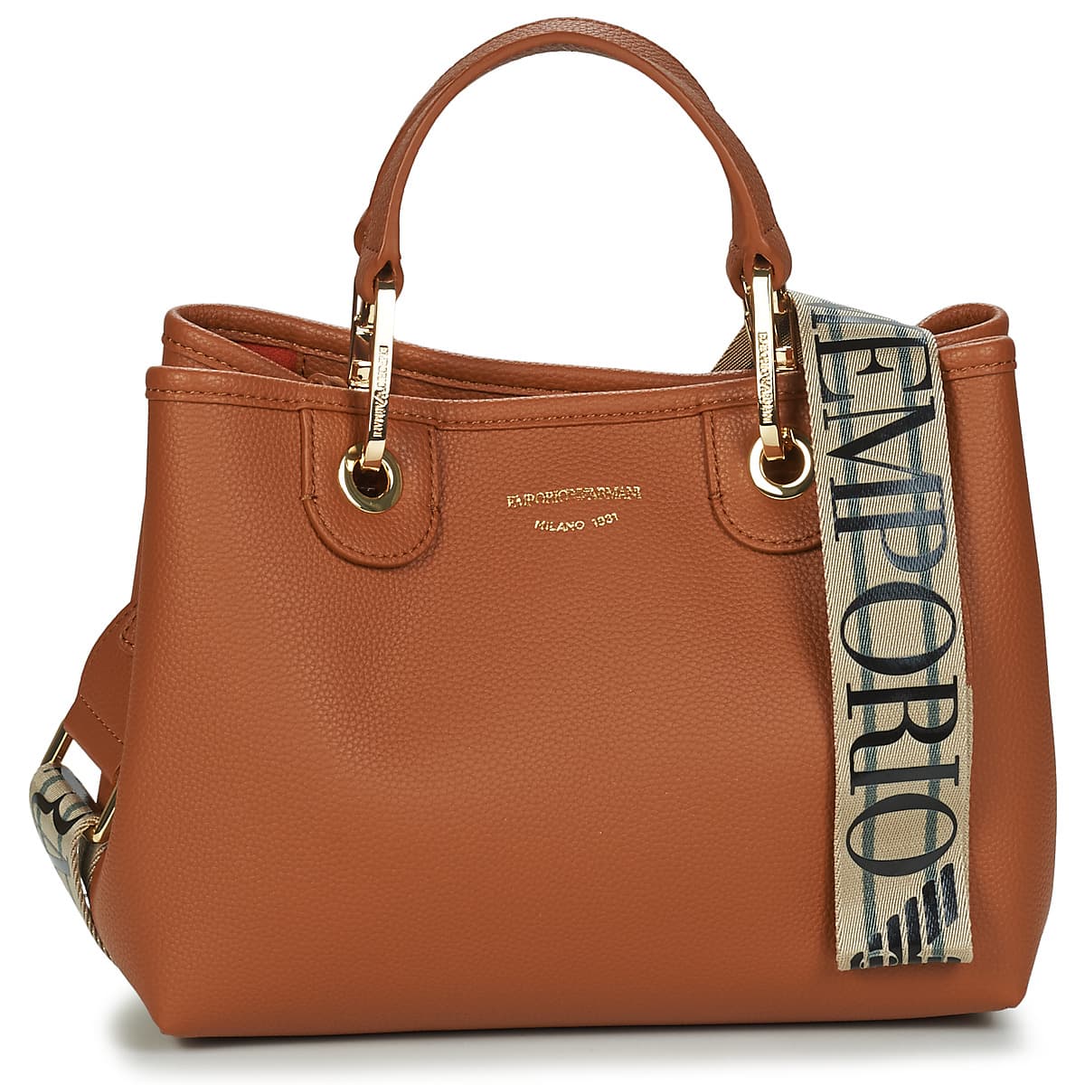 Kabelka Emporio Armani Myea Small Borsa, hnědá