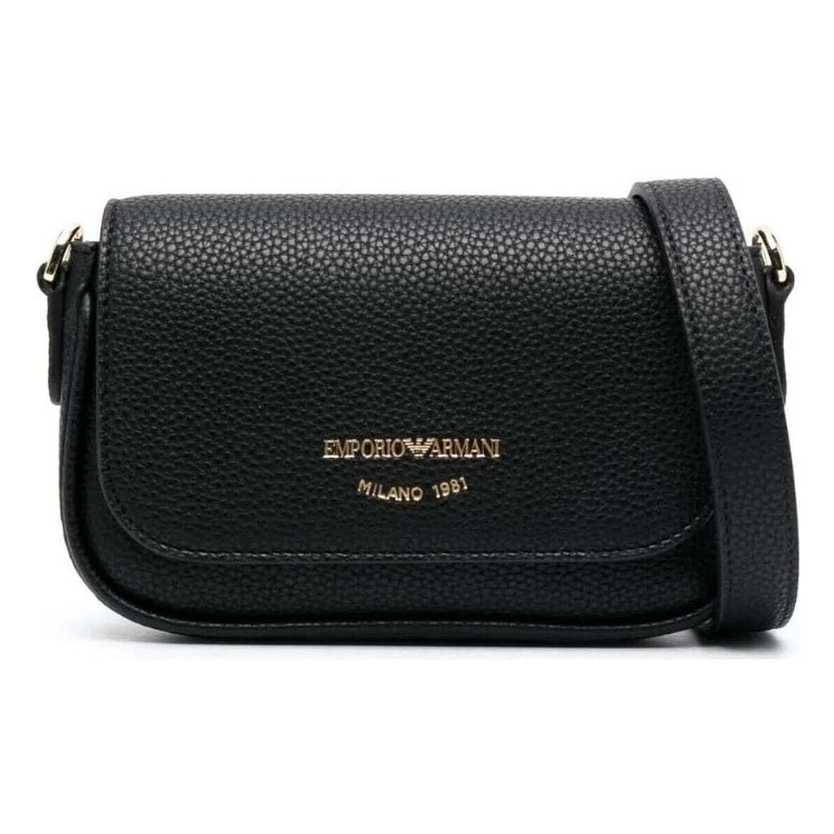 Kabelka přes rameno Emporio Armani, černá