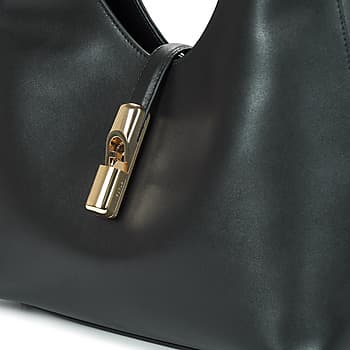 Kabelka přes rameno Furla Goccia M Hobo, černá 4