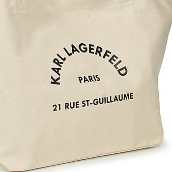 Kabelka Karl Lagerfeld K/RSG Canvas Shopper, béžová 4