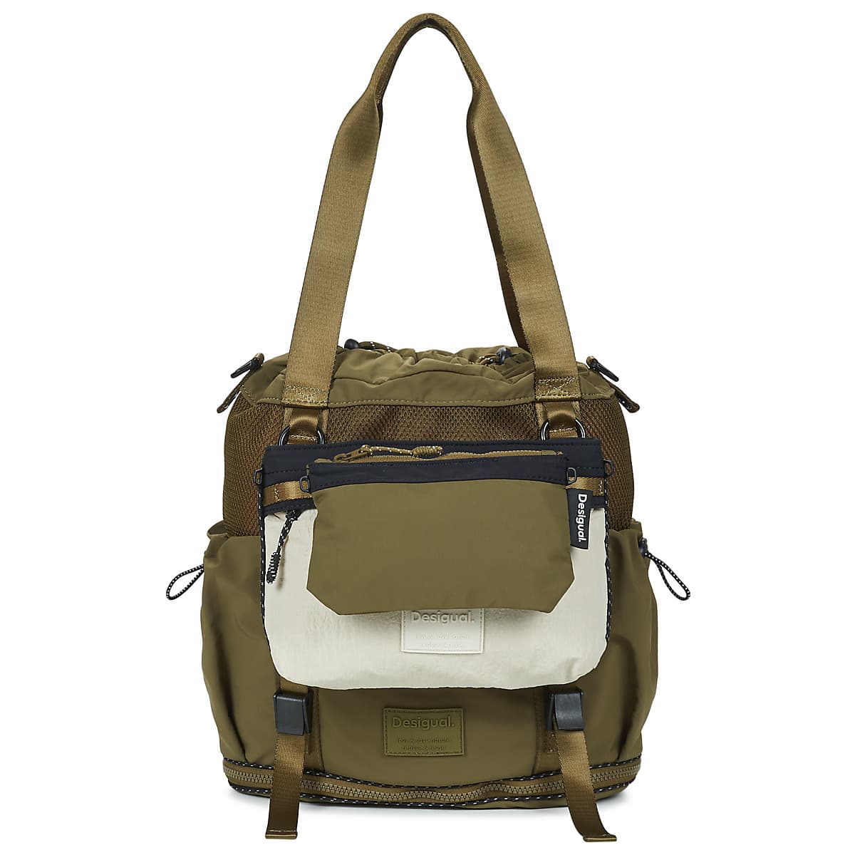 Batoh Desigual Backpack Basic Modular Discover, zelená