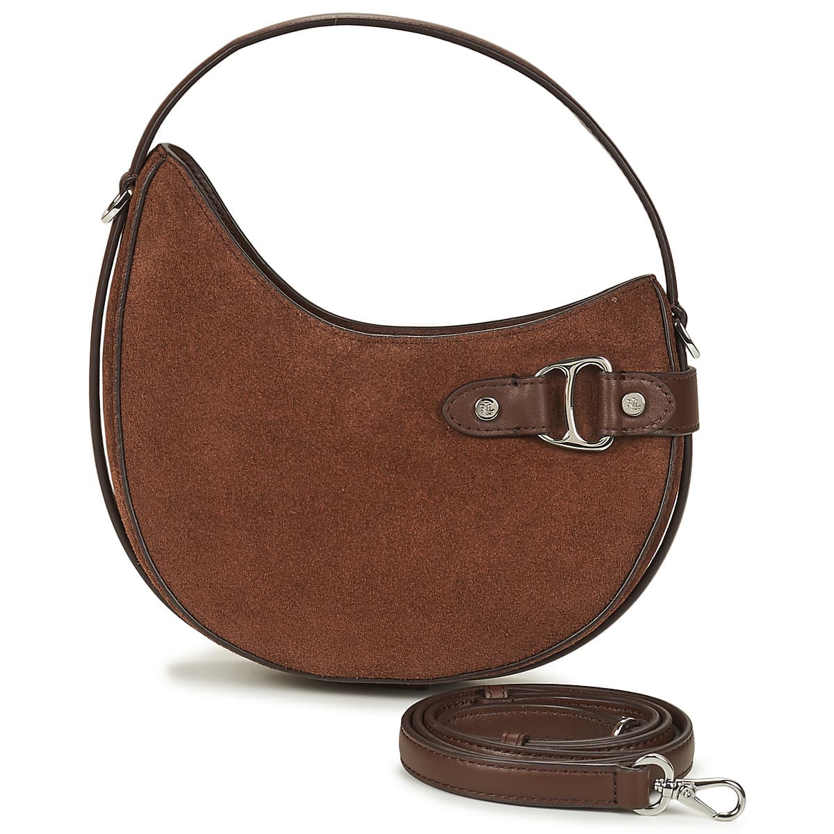Kabelka Lauren Ralph Lauren Tasha SM CRS-Crossbody-Small, hnědá