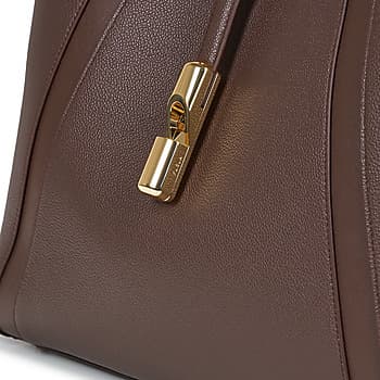 Kabelka přes rameno Furla Goccia L Tote, hnědá 4