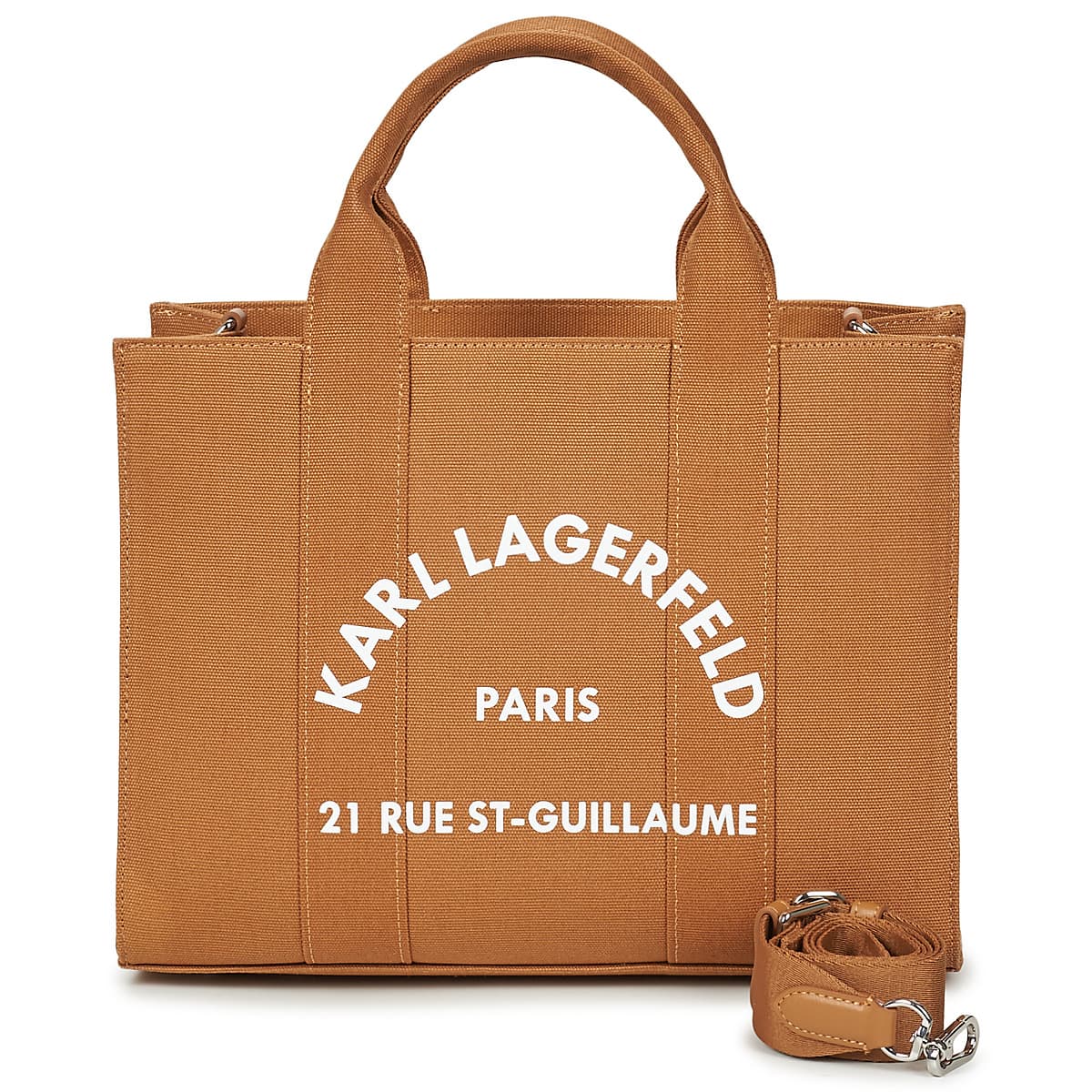 Kabelka Karl Lagerfeld K/RSG Square Medium Tote, béžová