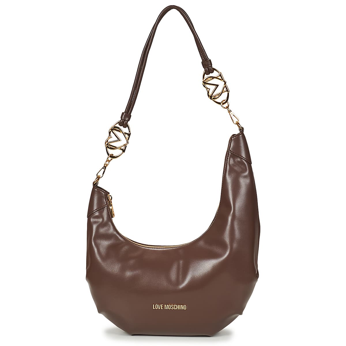 Kabelka přes rameno Love Moschino Jewel JC4053, hnědá