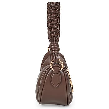 Kabelka přes rameno Love Moschino Embossed Q, hnědá 3
