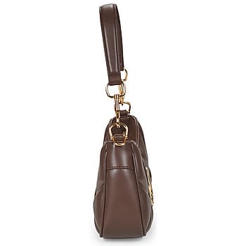 Kabelka přes rameno Love Moschino Embossed Q, hnědá 3