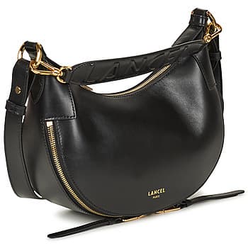 Kabelka přes rameno Lancel Origami DE Lancel S ZIP Hobo, černá 2