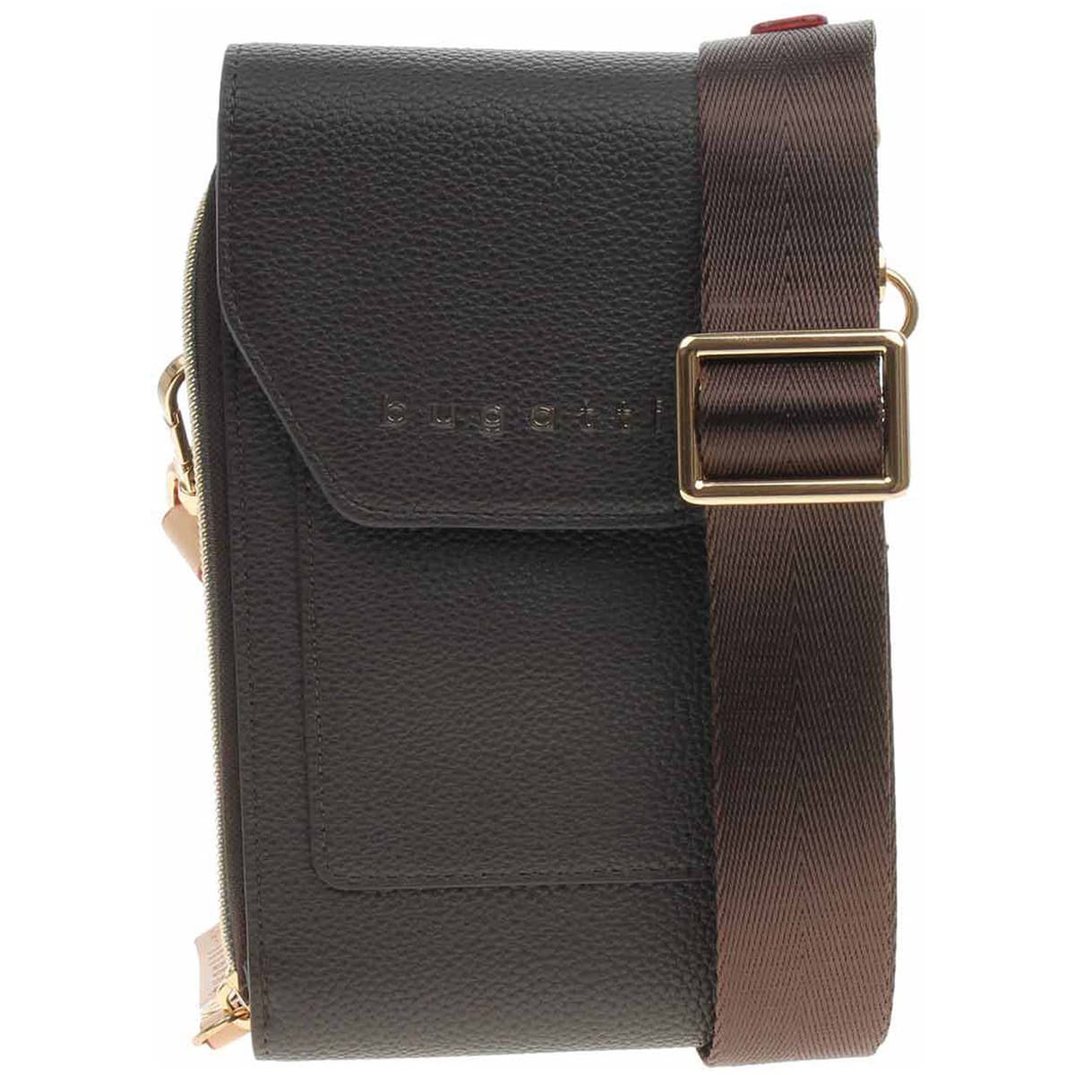 Bugatti dámská kabelka na mobil 49663602 dark brown