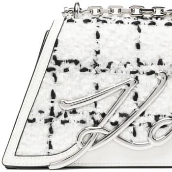 Kabelka přes rameno Karl Lagerfeld K Signature 2 0 Boucle Sb Db 3