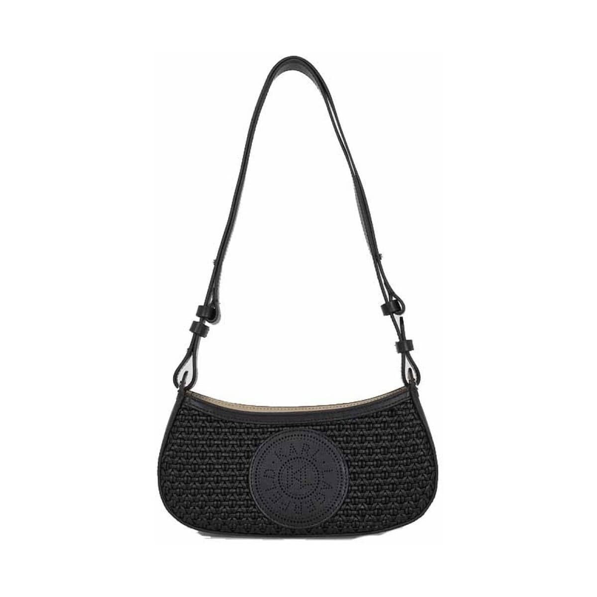 Kabelka přes rameno Karl Lagerfeld K Circle Sb Woven, černá