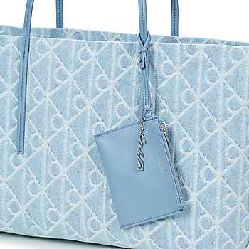 Kabelka Calvin Klein Jeans Emblem AOP Denim Tote W/ Pouch 4