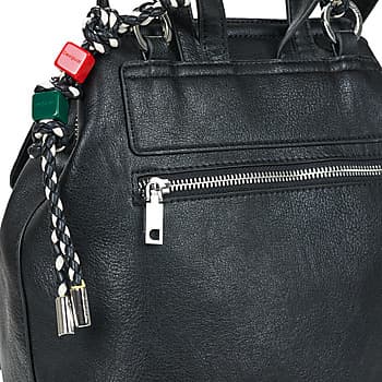 Batoh Desigual Backpack Half Logo Luena, černá 4