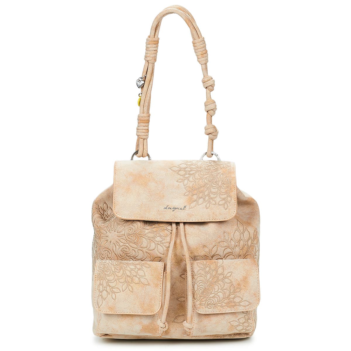 Batoh Desigual Backpack Sierra Prisa Mini, béžová