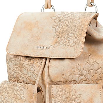 Batoh Desigual Backpack Sierra Prisa Mini, béžová 4