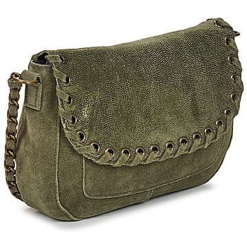 Kabelka přes rameno Pieces Pcbinia Suede Cross Body, zelená 2