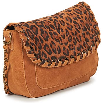 Kabelka přes rameno Pieces Pcbinia Suede Cross Body, hnědá 2