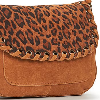 Kabelka přes rameno Pieces Pcbinia Suede Cross Body, hnědá 4