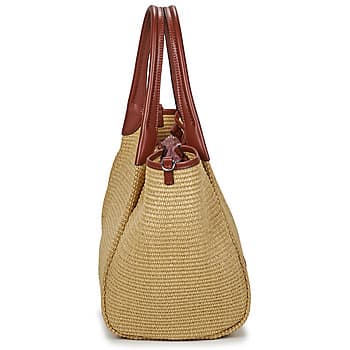 Kabelka přes rameno Emporio Armani Shopping Straw M, béžová 3