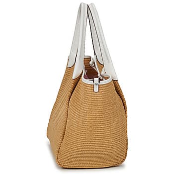 Kabelka přes rameno Emporio Armani Shopping Straw M, béžová 3