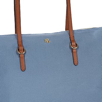Kabelka přes rameno Lauren Ralph Lauren Keaton 26-Tote-Medium, modrá 4