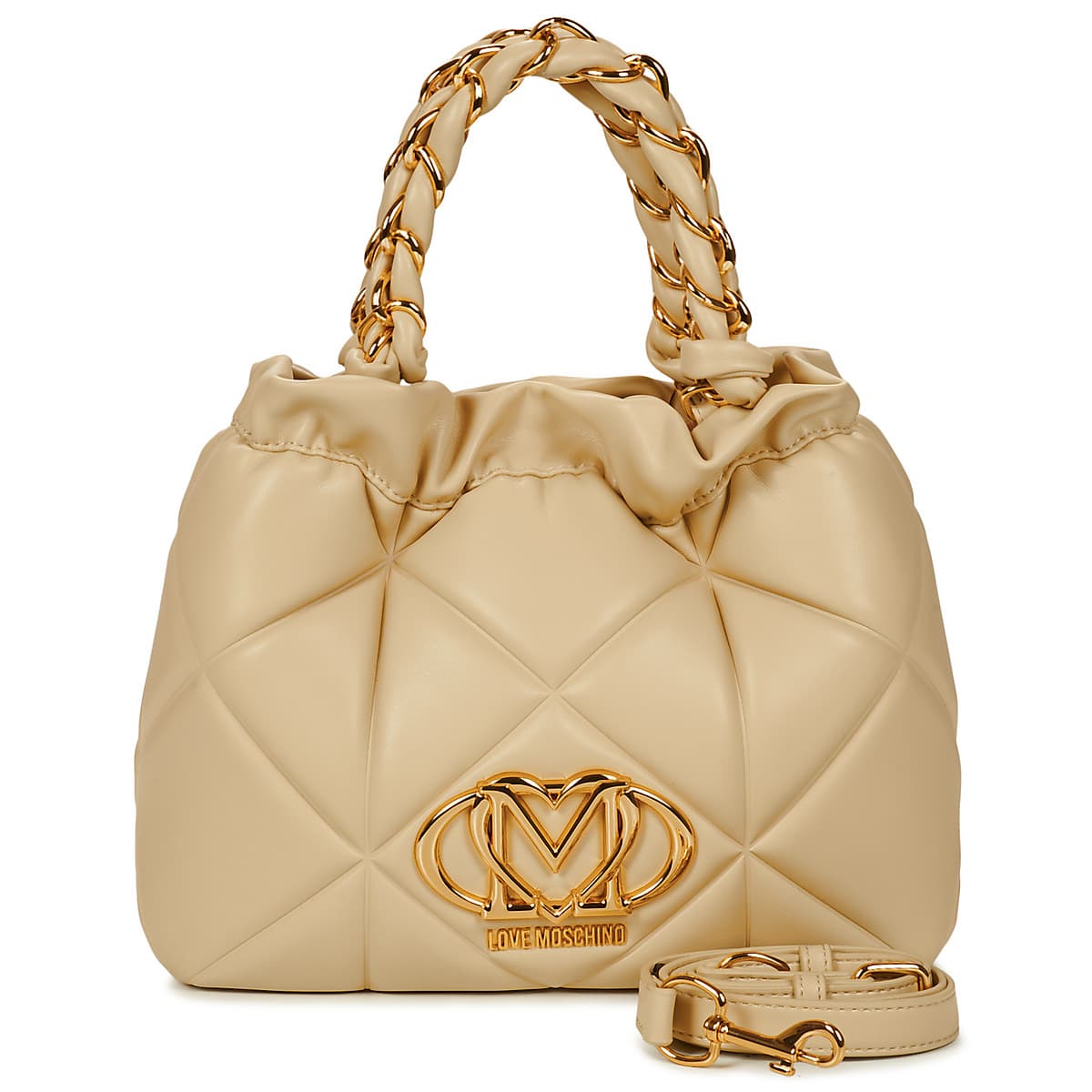 Kabelka Love Moschino Embossed Q-JC4115PP1O, béžová