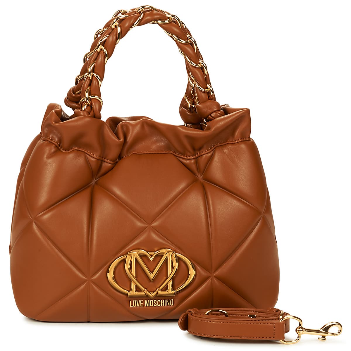 Kabelka Love Moschino Embossed Q-JC4115PP1O, hnědá