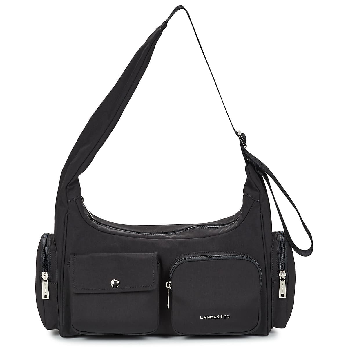 Kabelka přes rameno LANCASTER Basic Pocket 92, černá