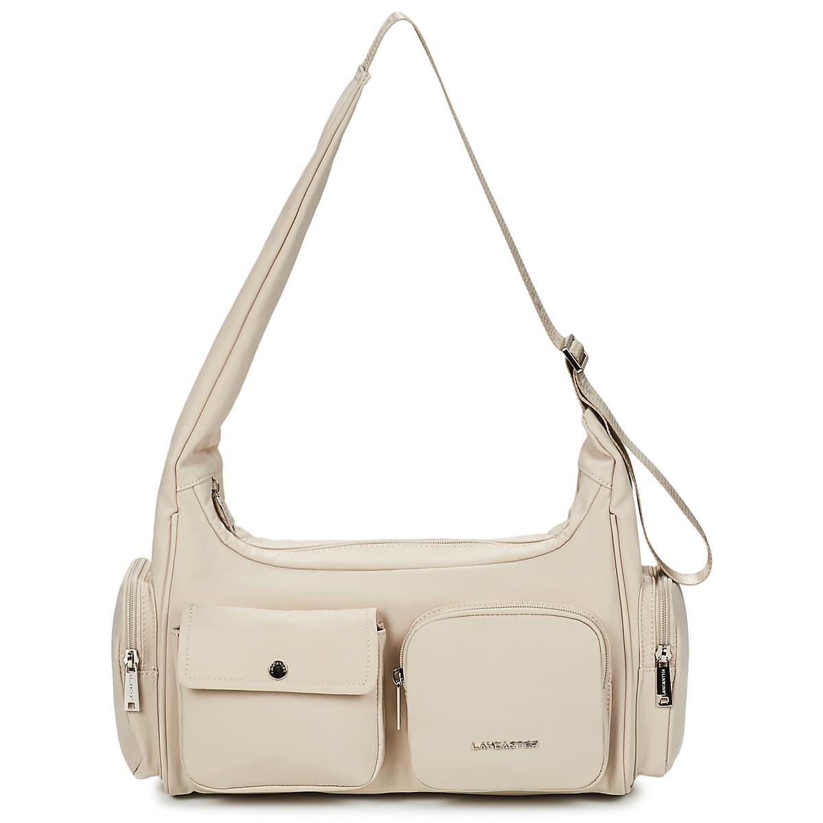 Kabelka přes rameno LANCASTER Basic Pocket 92, béžová