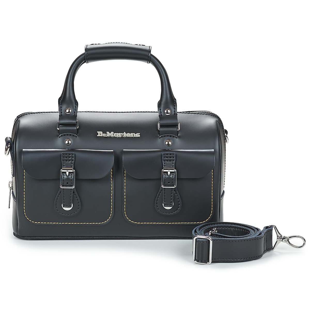 Kabelka přes rameno Dr. Martens Top Handle Bag Bag Black Kiev+Smooth