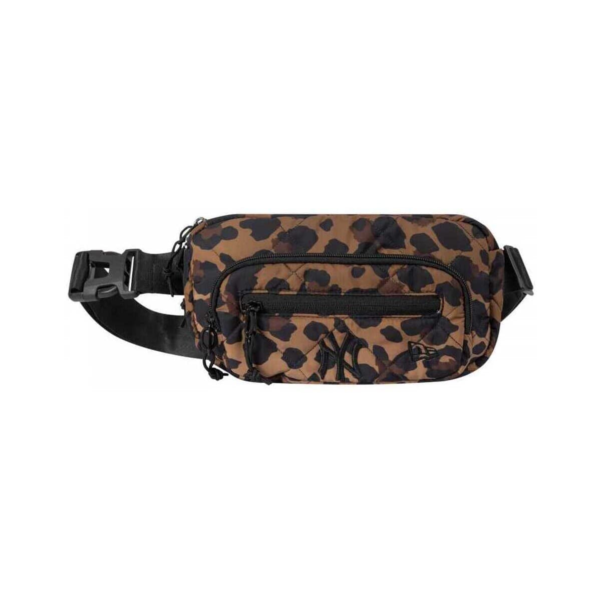 Ledvinka New-Era Leopard quilted waist bag neyyan