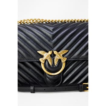 Kabelka přes rameno Pinko Love ONE Classic DC Sheep Nappa Chevron 100941 A0GK 4