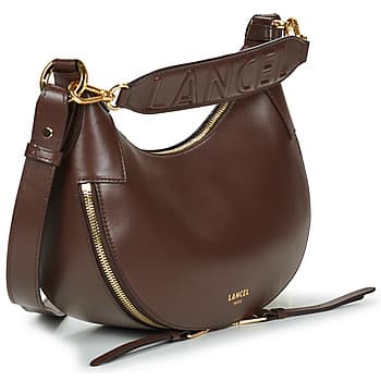 Kabelka přes rameno Lancel Origami DE Lancel S ZIP Hobo, hnědá 2