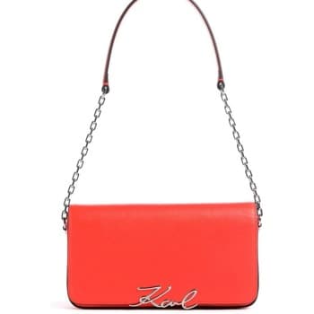 Kabelka přes rameno Karl Lagerfeld Ksignature Shoulder Pouch, oranžová 2
