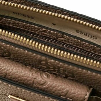 Kabelka přes rameno Guess Cresidia Ii Mini Xbody, hnědá 3