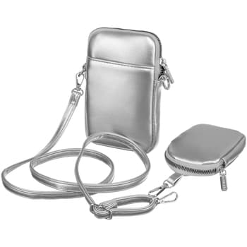 Rovicky Dámská crossbody kabelka Teodoriga stříbrná 4