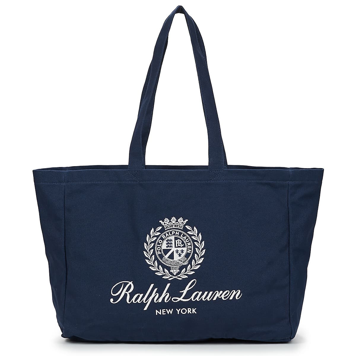 Kabelka Polo Ralph Lauren Logo Tote-Tote-Large, modrá