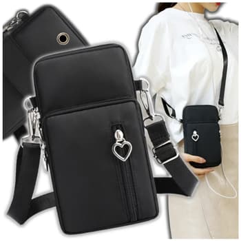 J&W Dámská crossbody kabelka Lumaji černá 2