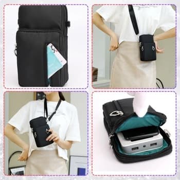 J&W Dámská crossbody kabelka Lumaji černá 4
