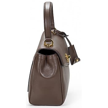 Kabelka Lauren Ralph Lauren Farrah Soft Satchel Small, hnědá 3