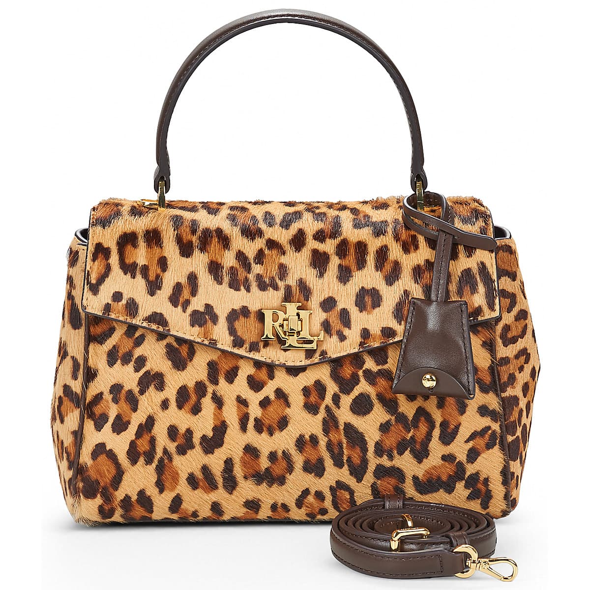 Kabelka Lauren Ralph Lauren Farrah Soft Satchel Small, vícebarevná