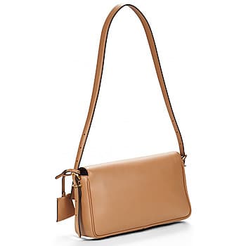 Kabelka přes rameno Lauren Ralph Lauren Farrah Soft Shoulder BAG Medium, hnědá 2