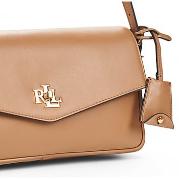Kabelka přes rameno Lauren Ralph Lauren Farrah Soft Shoulder BAG Medium, hnědá 4