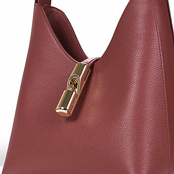 Kabelka přes rameno Furla Goccia S Hobo, červená 4