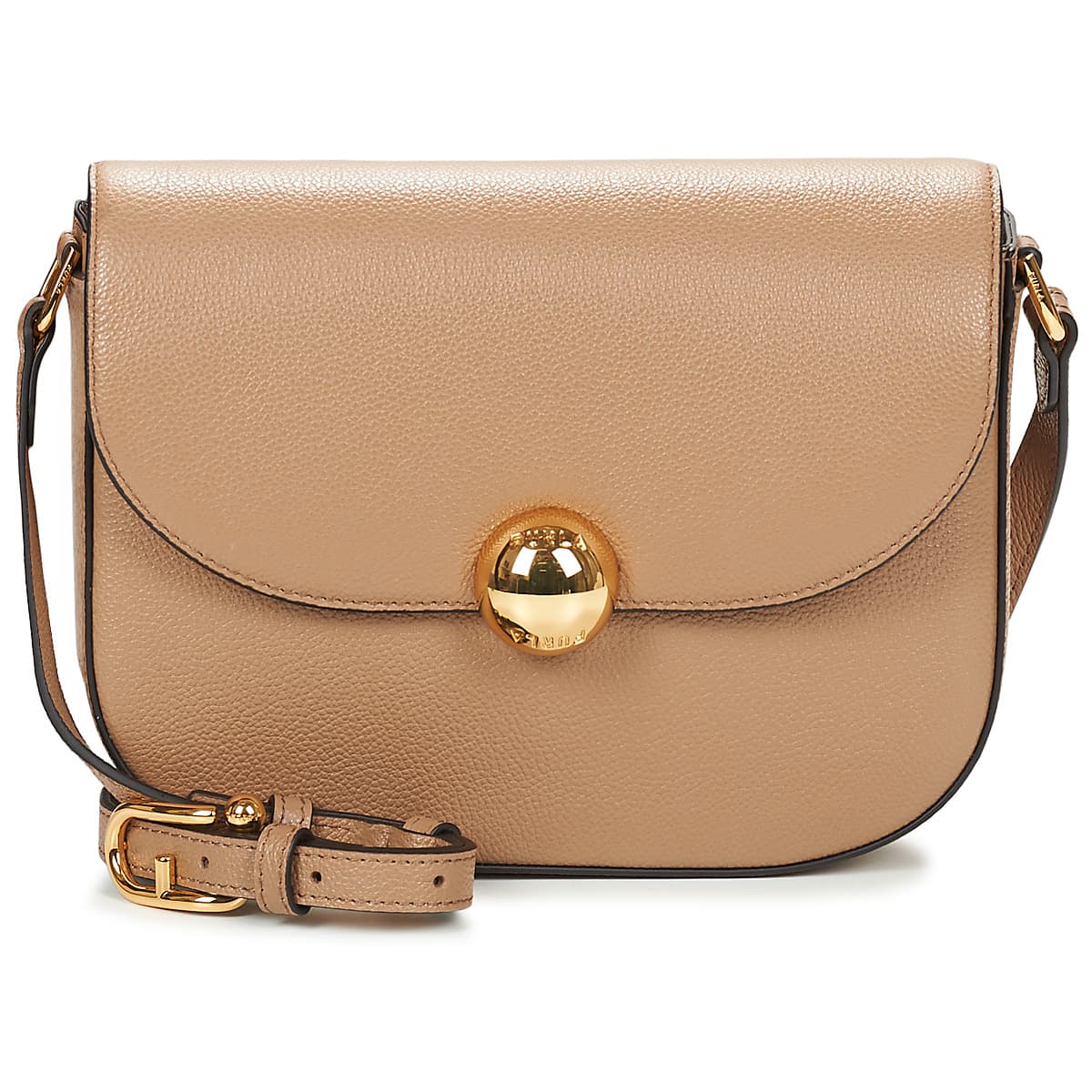 Kabelka přes rameno Furla Moonlight S Crossbody Round, hnědá
