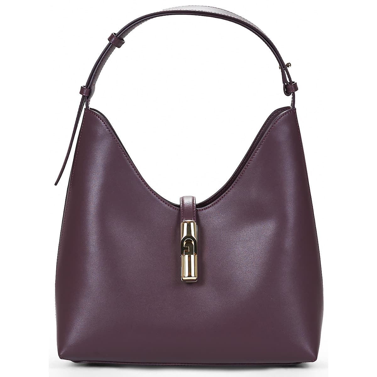 Kabelka přes rameno Furla Goccia M Hobo, fialová
