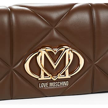 Kabelka přes rameno Love Moschino Smart Daily BAG, hnědá 4