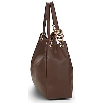 Kabelka přes rameno Love Moschino Jewel Croco, hnědá 3
