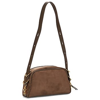 Kabelka přes rameno Love Moschino Signature ZIP Xbody, hnědá 2